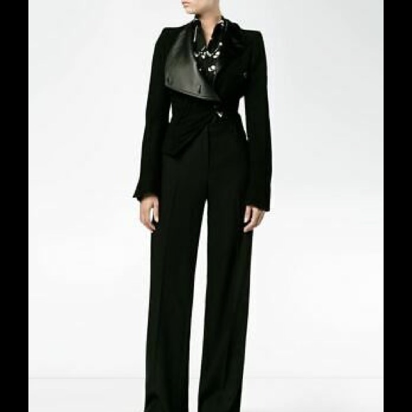 Ann Demeulemeester Blazer Black Wool Mohair EUC - Picture 1 of 8